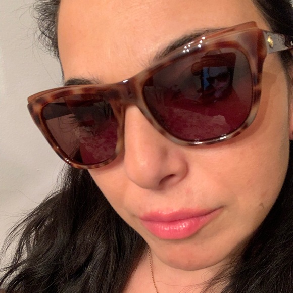 Authentic Gucci 52m oversized cat Optyl acetate leopard print sunglasses - Picture 5 of 15